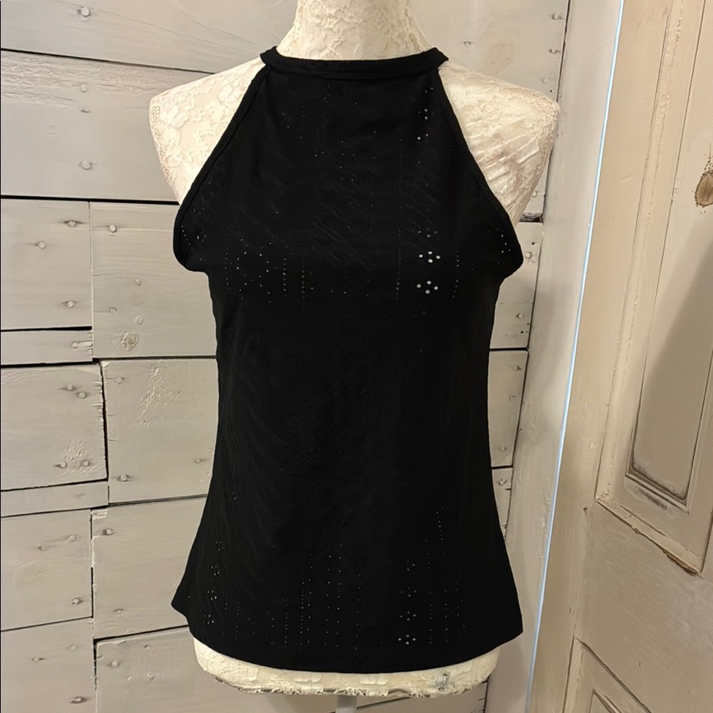 Womens Size Medium Black Knit Sleeveless Women's Top Tank
